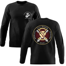 Load image into Gallery viewer, 5th Bn 14th Marines USMC long sleeve Unit T-Shirt, 5th Bn 14th Marines, USMC gift ideas for men, USMC unit gear, 5th Bn 14th Marines logo, 5th Battalion 14th Marines logo, Marine Corp gifts men or women 
