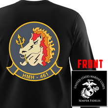 Load image into Gallery viewer, HMH-461 USMC Unit Long Sleeve T-Shirt
