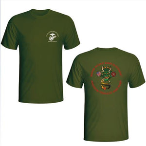 Marine Security Guard Hong Kong Army Green T-Shirt