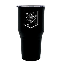 Load image into Gallery viewer, Marine Raider Regiment logo tumbler, Marine Raider coffee cup, Marine Raider Regiment USMC, Marine Corp gift ideas, USMC Gifts for women 30oz
