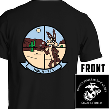 Load image into Gallery viewer, Marine Light Helicopter Attack Squadron 775 USMC Unit T-Shirt, HMLA-775 USMC Unit Logo, USMC gift ideas for men, Marine Corp gifts men or women
