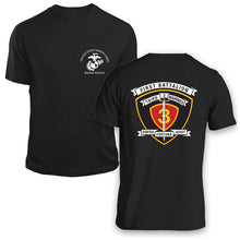 Load image into Gallery viewer, 1/3 unit t-shirt, USMC unit shirt, Marine Corps custom unit products, 1st Battalion 3rd Marines
