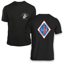 Load image into Gallery viewer, 1st Combat Engineer Battalion (1st CEB) USMC Unit T-Shirt, 1st CEB USMC Unit Logo, USMC gift ideas for men, Marine Corp gifts men or women 1st CEB, 1st Combat Engineer Battalion
