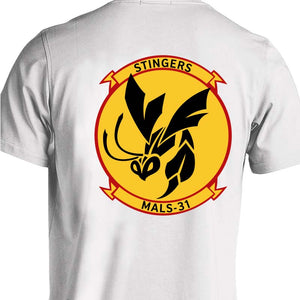 Marine Aviation Logistics Squadron 31 (MALS-31) USMC Unit T-Shirt, MALS-31 logo, USMC gift ideas for men, Marine Corp gifts men or women MALS-31