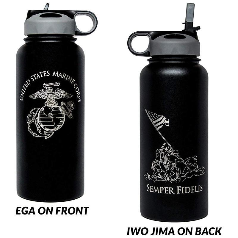 Firefighter Vacuum Insulated 32 oz Water Bottle