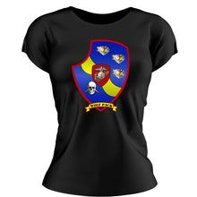 Load image into Gallery viewer, 3d Light Armored Reconnaissance Battalion USMC Unit ladie&#39;s T-Shirt, 3rd Light Armored Reconnaissance Bn logo, USMC gift ideas for women, Marine Corp gifts for women 3d Light Armored Reconnaissance Bn 
