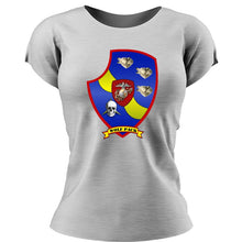 Load image into Gallery viewer, 3d Light Armored Reconnaissance Battalion USMC Unit ladie&#39;s T-Shirt, 3rd Light Armored Reconnaissance Bn logo, USMC gift ideas for women, Marine Corp gifts for women 3d Light Armored Reconnaissance Bn 
