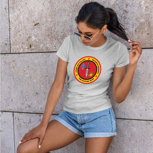 3rd Bn 7th Marines Women's USMC Unit T-Shirt, 3rd Bn 7th Marines logo, USMC gift ideas for women, Marine Corps gifts women